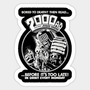 2000 AD Sticker